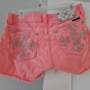 Miss Me pink Jean shorts